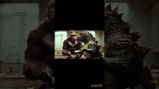 “King Kong and Godzilla Cooking With Cats –Total Kitchen Chaos!”