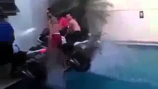 JOKEZONE   Splashing water with bikes  no problem