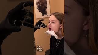 Пирсинг языка  #tattoo #саратов #татусалонсаратов #пирсинг  #piercing