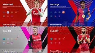 PES 2021 Menu eFootball 2025 Club Pack Vol 1 by PESNewupdate