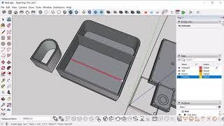 "MAJ Wall" V1.0.5. Sketchup Plugin to create walls in 3 layers (tags).