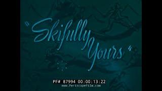 " SKIFULLY YOURS "  1947 SKI RESORT PROMO FILM   SUN VALLEY, IDAHO  OTTO LANG HOLLYWOOD STARS 87994