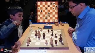 The very first game between Vishy Anand and Praggnanandhaa | Commentary by Sagar Shah