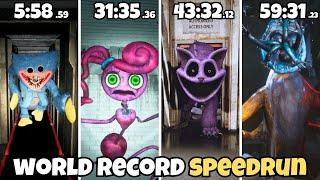 Poppy Playtime: Chapter 1,2,3,4-World Record SPEEDRUNS(No Glitchles)