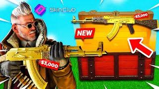 I GOT $3,000 GOLDEN AK-47 IN SKINCLUB!  (Skinclub Promo Code 2024)