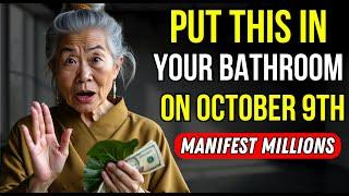 BE RICH! If you PUT this in your BATHROOM on october 8th, Goodbye Poverty | Buddhist Teachings