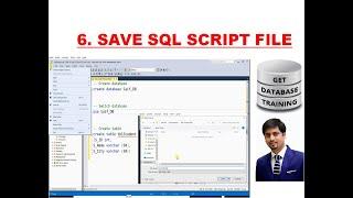 How to Save an SQL Script File