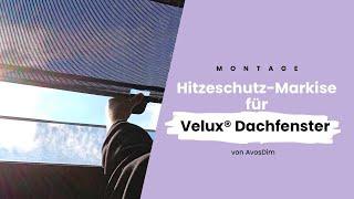 Hitzeschutz-Markise für Velux ® Dachfenster