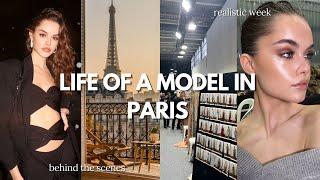 realistic week in my life as a model in PARIS  castings, fittings & chaotic behind the scenes