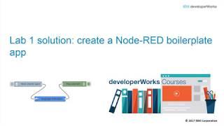 Node-RED: Lab 1 solution