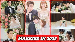 TOP 10 KOREAN COUPLES THAT GOT MARRIED AFTER STARRING TOGETHER IN DRAMAS (2025) || #kdrama