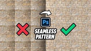 Turn Any Texture Into Seamless Pattern in Photoshop!