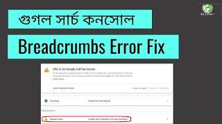 How to Fix Breadcrumbs Error in Google Search Console ?