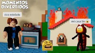 NO QUEMES LA CASA MOMENTOS DIVERTIDOS (ROBLOX)