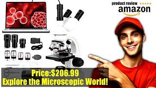 Buy trinocular Microscope, 40X-5000X Magnification, Research Grade trinocular Comp