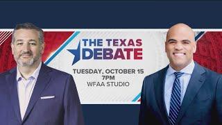 The Texas Debate: Ted Cruz, Colin Allred facing off