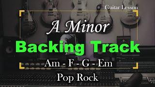 Am Backing Track | 80 Bpm | Pop Rock