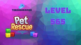 Pet Rescue Saga level 565 no hammers  ►TOBIAS DEAMON◄