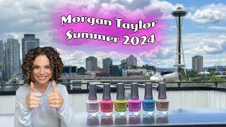 New Morgan Taylor Summer 2024 "Up in the Air" Collection | Review with comparisons!