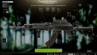 Using Tarkov Weapon Presets