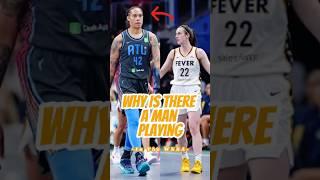 Why Is There a Man Playing in the WNBA? She Almost Ruined Caitlin Clark!#wnba #celebrity