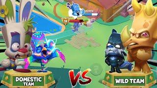 Domestic Team vs Wild Team | Which Team is Powerful  | Zooba