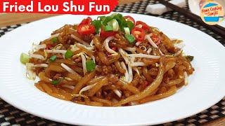 Stir Fried Lou Shu Fun | Bee Tai Bak | Rice Pin Noodles Recipe