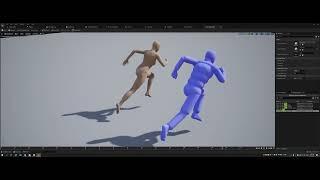 DAZ Studio to Unreal Engine 5 (UE5) to ALS V4 Retarget IK Rig Test