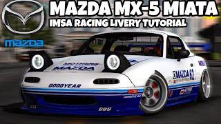 Easy Mazda MX-5 Miata IMSA Racing Livery | Car Parking Multiplayer