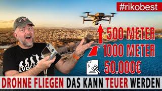 Achtung: So verlierst du deine Drohne und 50.000€ in Sekunden! Warum Drohnenregelt so wichtig sind!