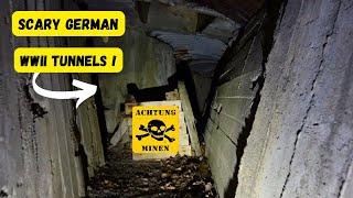 Scary German WW2 tunnels found ! Even some barracks still here..