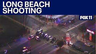 Large police presence in Long Beach