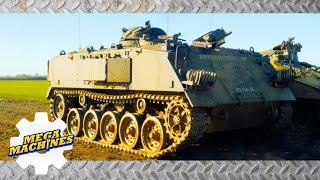 Mega Machines | Army Tank | Vehicles For Children | Learning Cars, Trucks, Excavators | ️