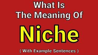 Meaning Of Niche | Niche | English Vocabulary | Most Common Words in English