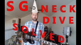 Neck Dive Solution for Gibson SG - Cheap/Free, No Mods Required!