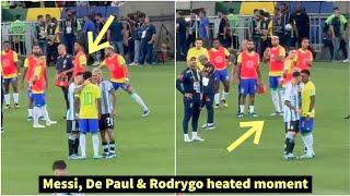 Messi, DePaul and Rodrygo heated moment