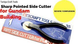 Tamiya Sharp Pointed Side Cutter Nipper Review/Comparison Gunpla Building #gunpla #gundam