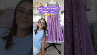 Making Rapunzel’s dress from Tangled pt. 2! #tangled #rapunzel