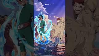 Lee VS Gaara | Who Is Strongest #boruto #gaara #rocklee #anime #shorts