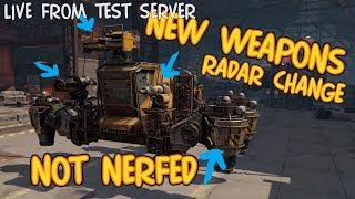  CROSSOUT LIVE FROM TEST SERVER - New weapons, Hover nerf CANCELLED and more! 