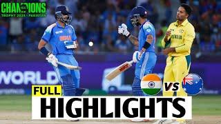 India vs Australia ICC Champions Trophy 2025 Semi Final Match Highlights | IND Vs AUS Highlights