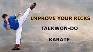 Improve your kicks Taekwon Do & Karate training session