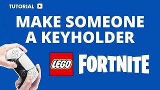 How to Make Someone a Keyholder in LEGO Fortnite on PS5