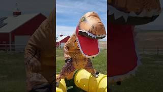 Puppy saves the day  #shorts #puppy #dinosaur