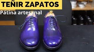 Pátina Morada en Zapatos Oxford Wholecut | Taller Sartorial