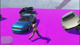 GTA 5  CHALLENGE MEGA RAMP ROAD ON SKY!!!!!