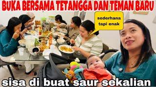 BUKA BERSAMA AMA TETANGGA DAN TEMAN BARU SEBELUM SUAMI DATANG !SISA SEKALIAN BUAT SAUR