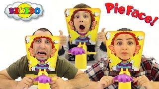 ЧЕЛЛЕНДЖ Пирог в Лицо. Обзор игры. PIE FACE CHALLENGE. Кикидо