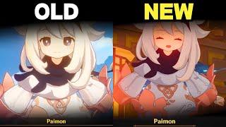 Waking up to the OLD vs NEW Paimon Voice