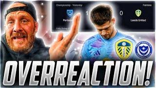 Did I Go Too Far? Leeds United's Fate Post Portsmouth Match